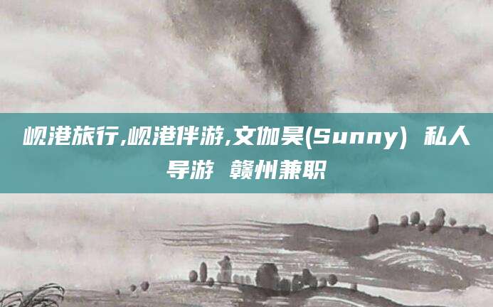 迁西岘港旅行,岘港伴游,文伽昊(Sunny) 私人导游 赣州兼职